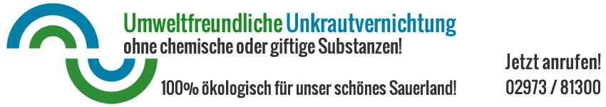 Umweltfreundliche Unkrautvernichtung und Unkrautbekämpfung